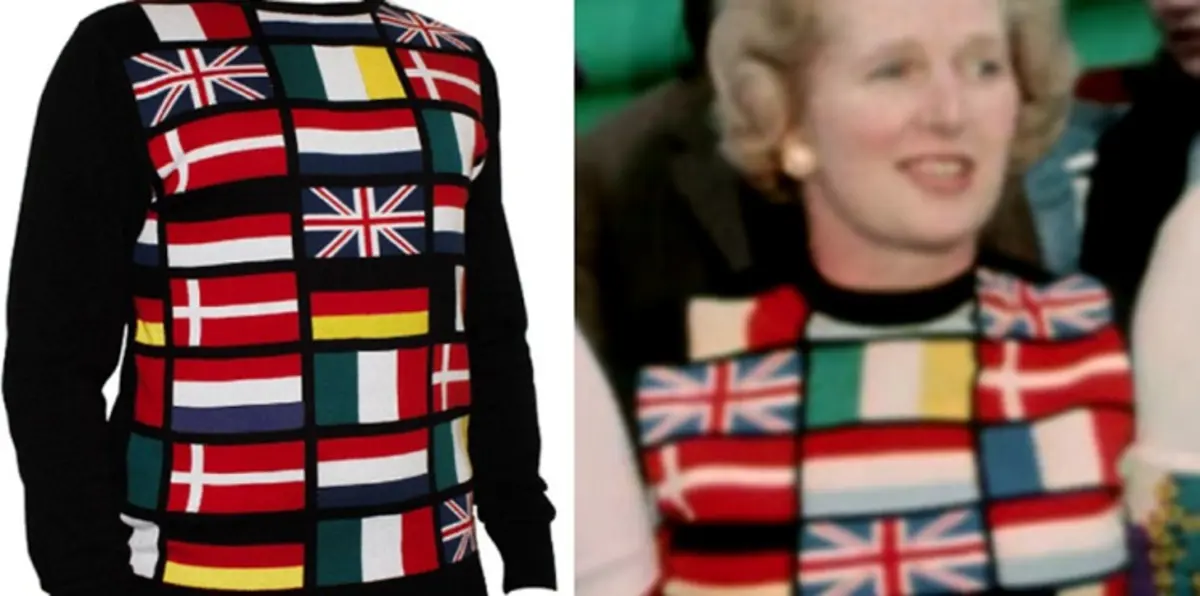 كنزة "مارغريت تاتشر" تشارك في الاستفتاء حول الاتحاد الأوروبي