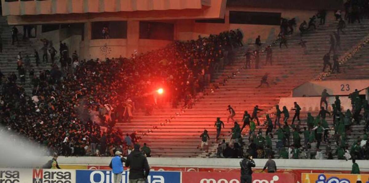 عقوبات قاسية ضد الرجاء المغربي إثر أحداث "السبت الأسود"