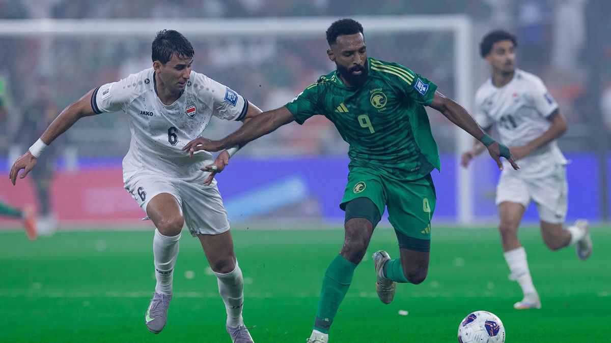 ملخص ونتيجة مباراة السعودية والعراق في تصفيات كأس العالم
