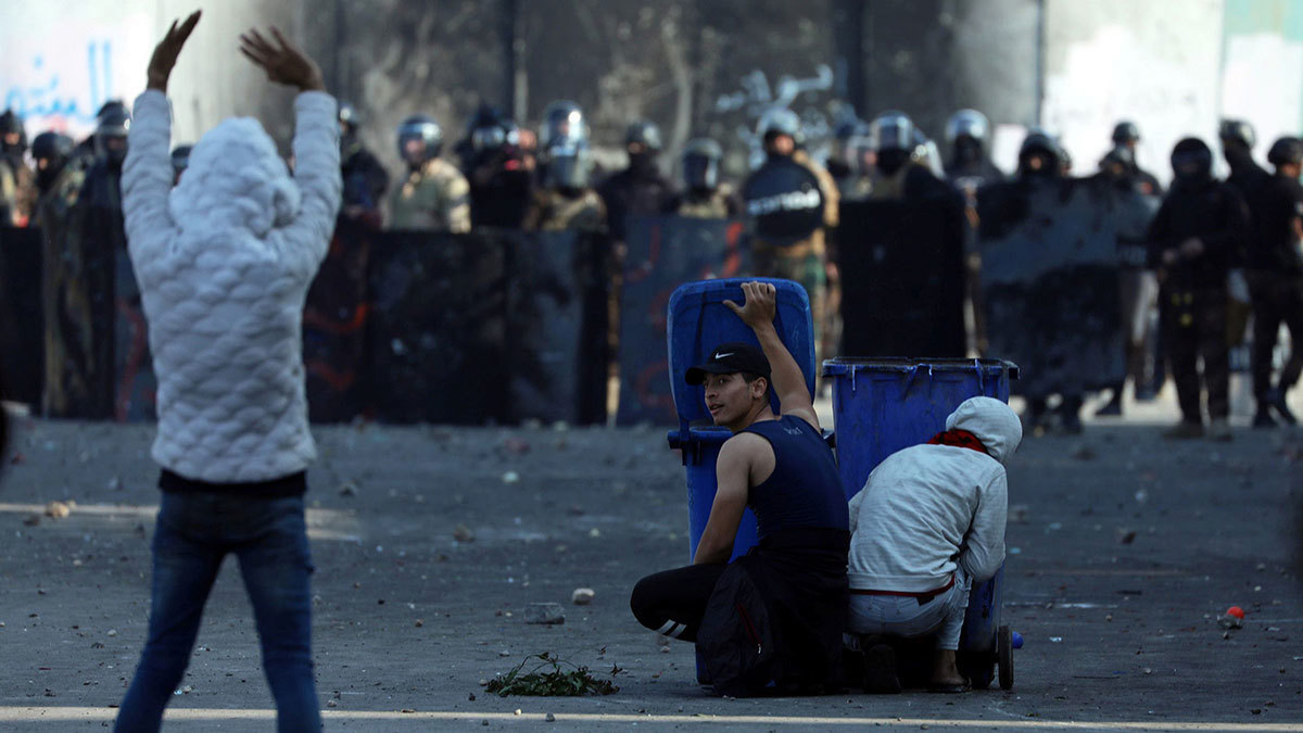 مقتل متظاهر عراقي برصاص مجهولين في الناصرية