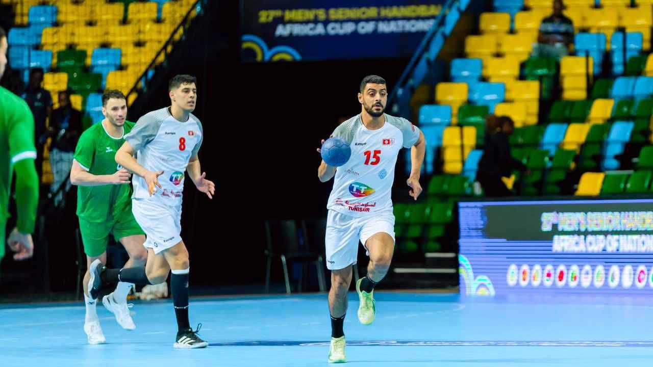موعد مباراة مصر وتونس في نهائي كأس أمم إفريقيا لكرة اليد والقنوات الناقلة 