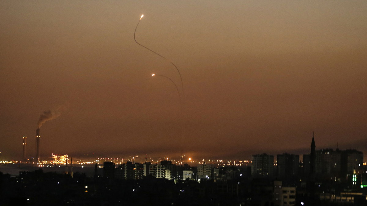 إطلاق صاروخين من غزة على إسرائيل