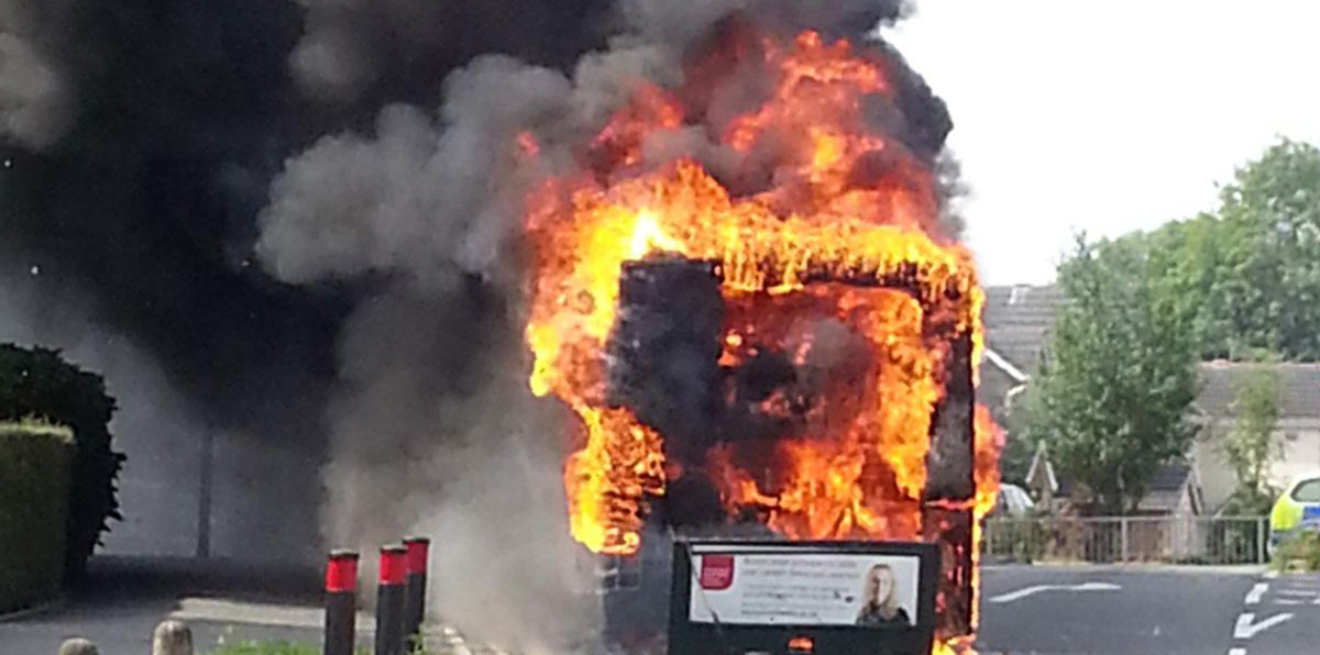 52 قتيلاً بحريق طال حافلة في كازاخستان 