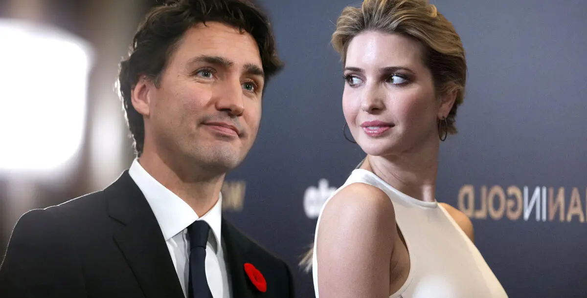 بالصور.. إيفانكا ترامب تبدو بغاية السعادة لجلوسها بجانب ترودو بحفل عشاء