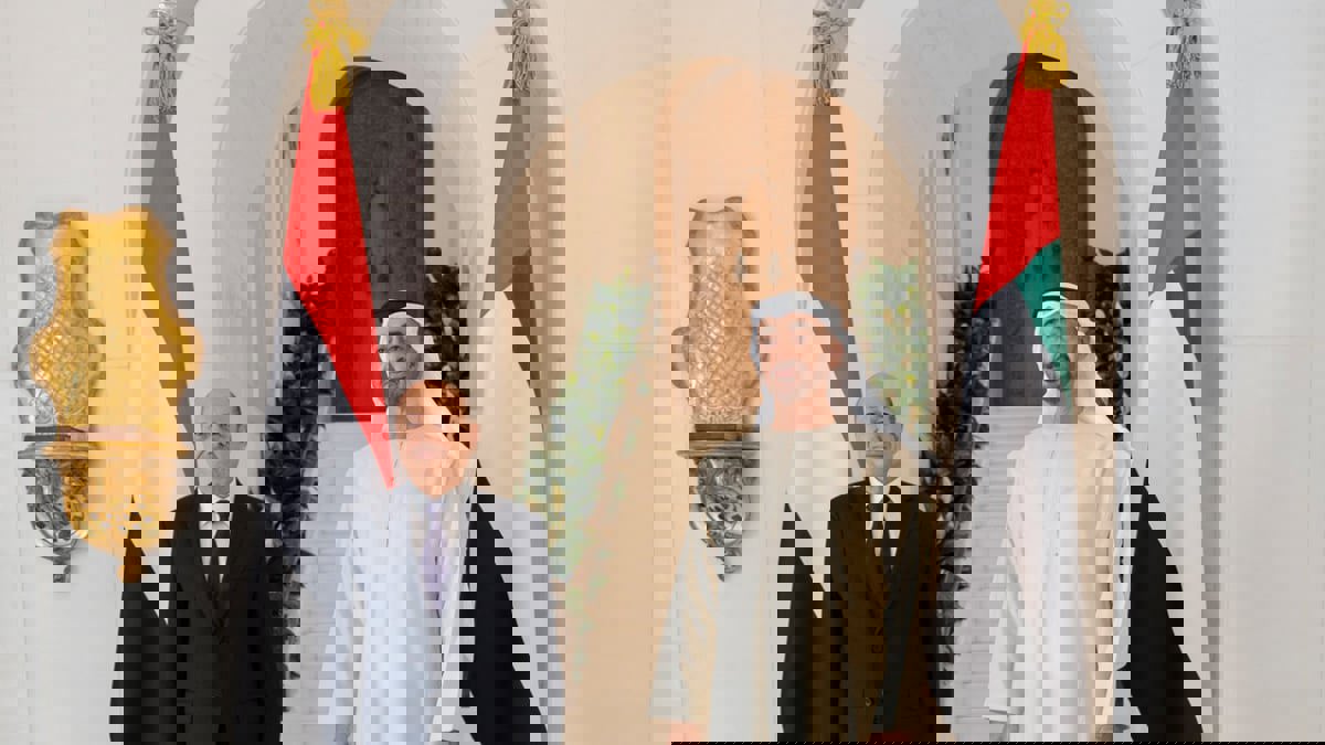 محمد بن زايد لرشاد العليمي: لن ندخر جهدا في دعم اليمن