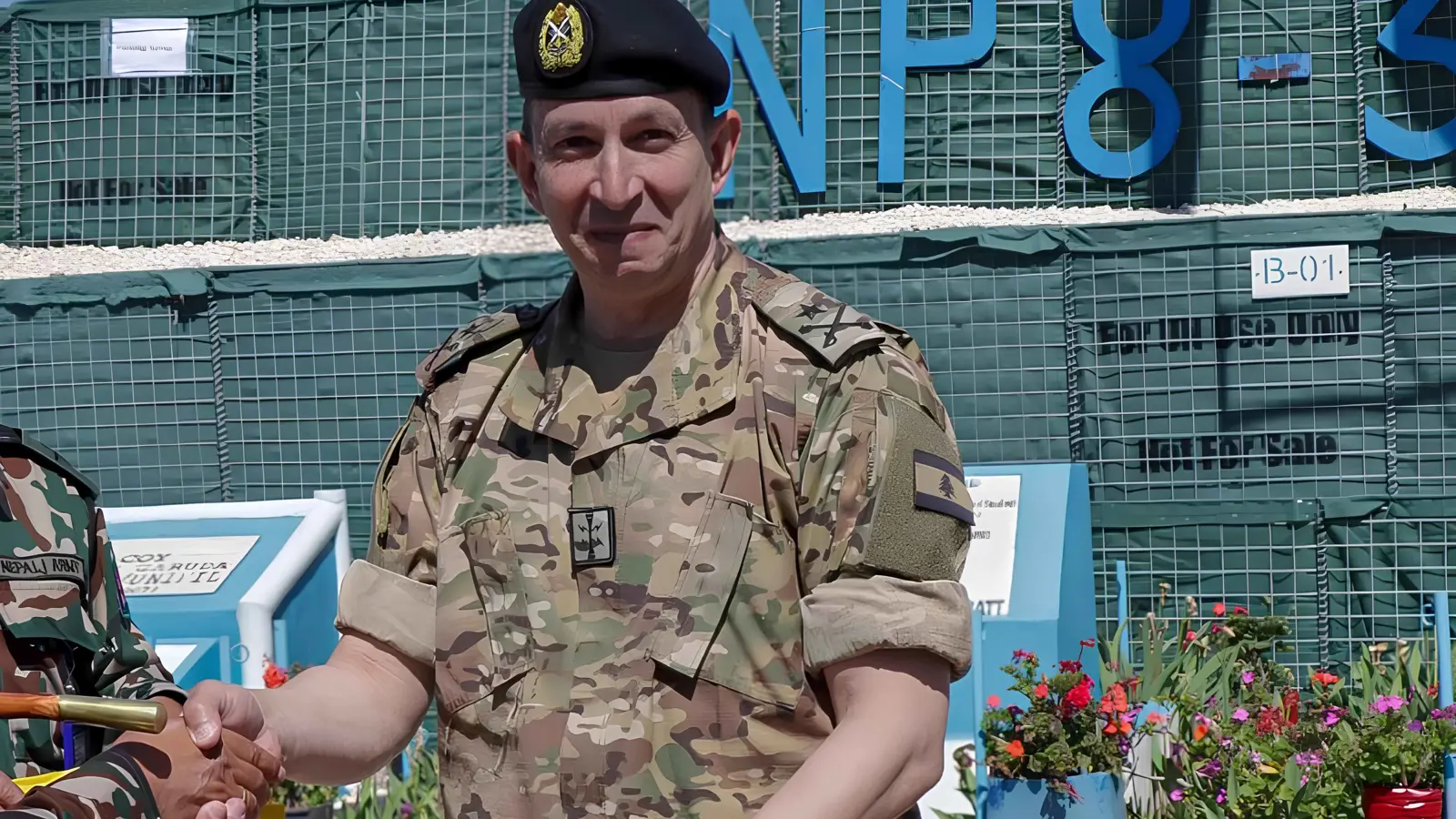 تعيين العميد رودولف هيكل قائداً للجيش اللبناني (صور)