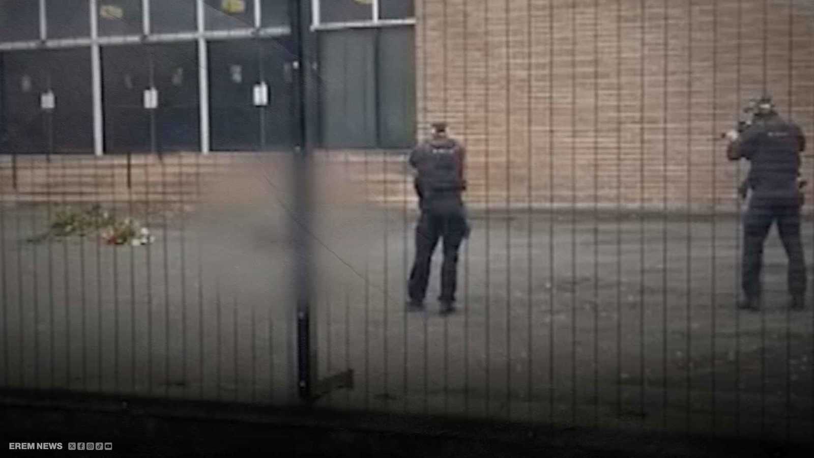 الشرطة البريطانية في موقع هجوم كنيس مانشستر