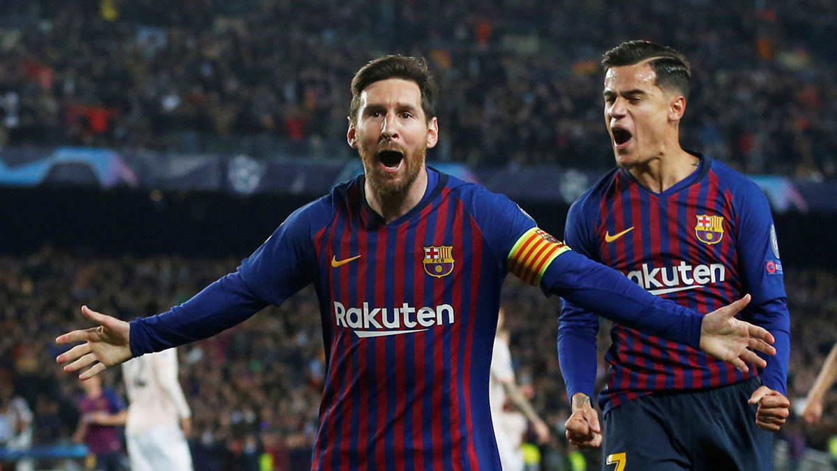 ميسي يقود برشلونة لإسقاط مانشستر يونايتد والتأهل إلى قبل نهائي دوري أبطال أوروبا 