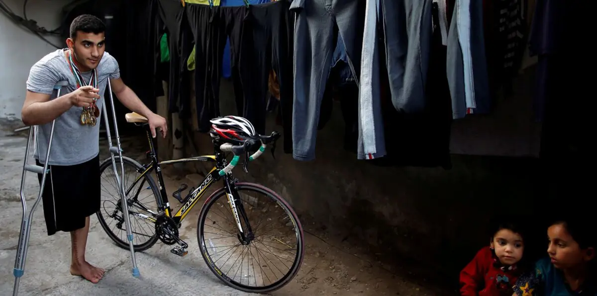 بترت ساقه.. رصاصة إسرائيلية تمنع متسابقًا فلسطينيًا من المشاركة في الألعاب الآسيوية (صور)