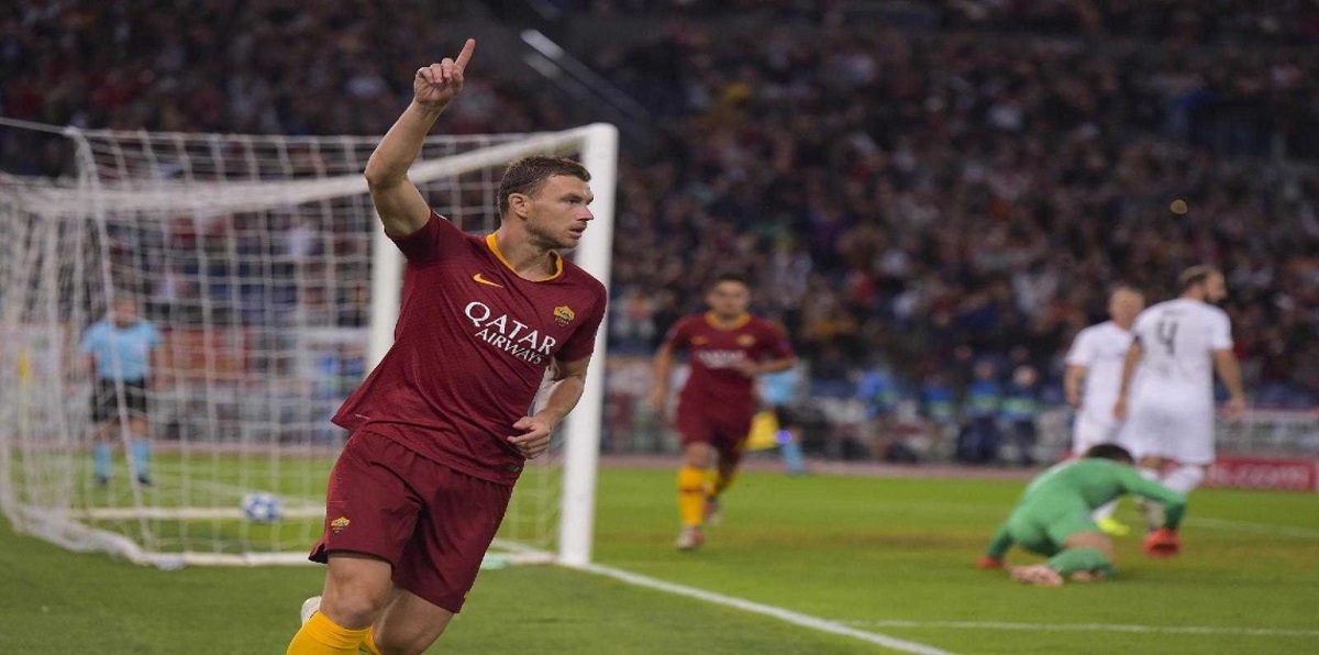 البوسني دجيكو مهاجم روما الإيطالي أفضل لاعب في ثالث جولات أبطال أوروبا (صورة)