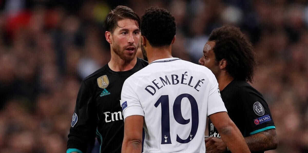 عنف واستفزاز.. شاهد انتقام لاعبي توتنهام من سيرجيو راموس (فيديو)