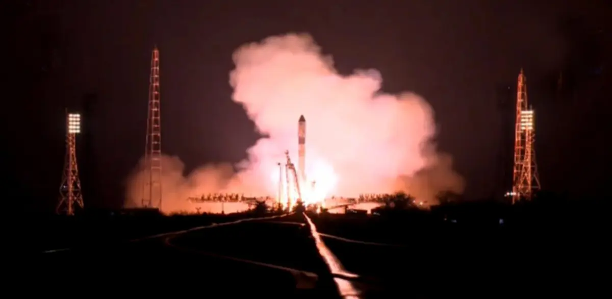 تحطم سفينة فضائية روسية بعد دقائق من إطلاقها (فيديو)