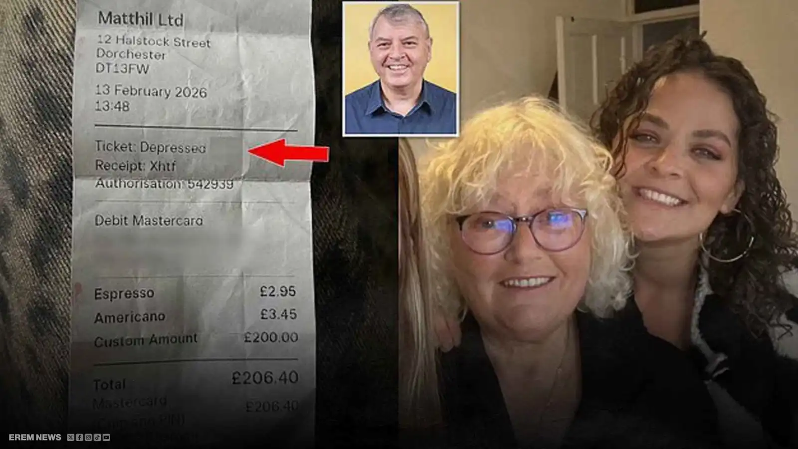 "فاتورة الإهانة".. مقهى بريطاني يفجر غضبا بسبب "مزحة" في قلب العزاء (فيديو إرم)