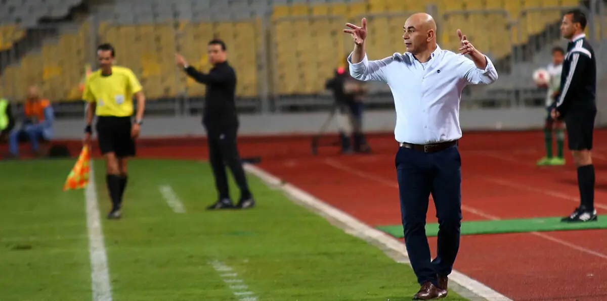 إشارة مسيئة من حسام حسن بعد مباراة المصري وبتروجت في الدوري المصري (فيديو)