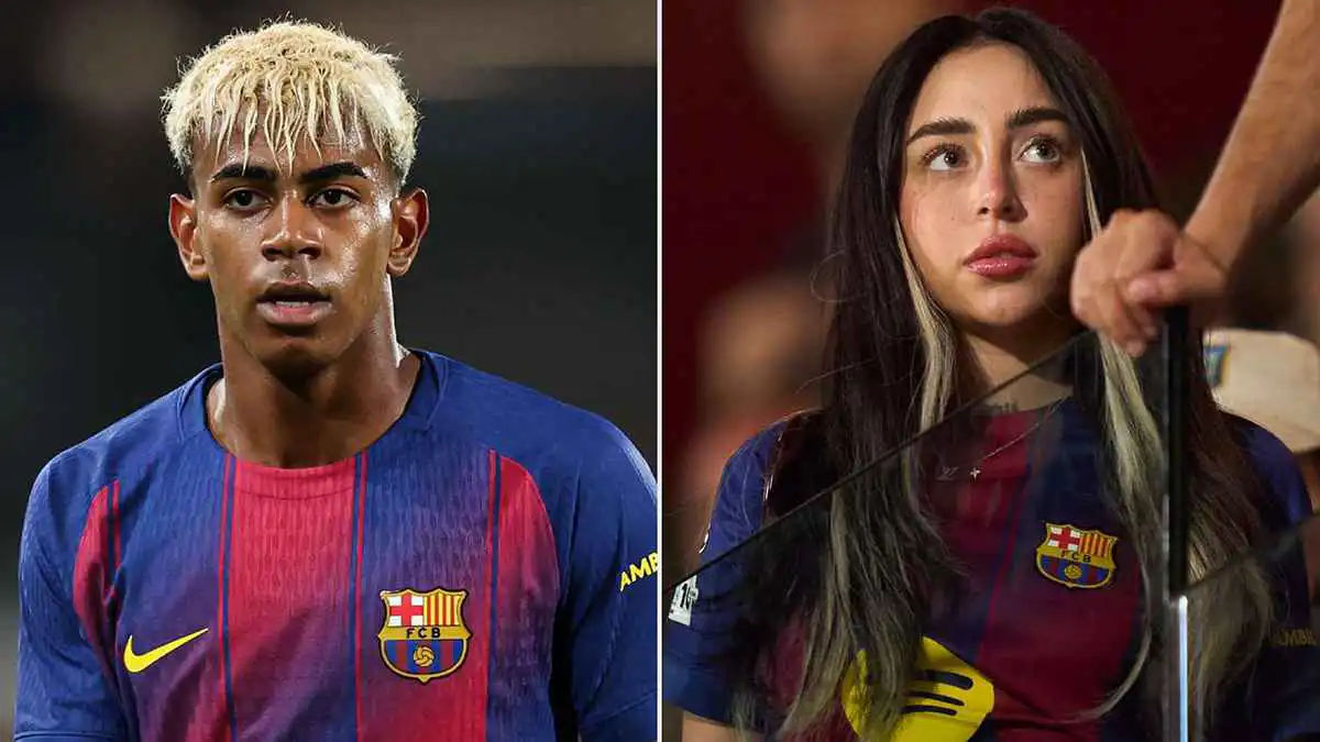 أحبك.. أول رد فعل من صديقة لامين يامال بعد خسارته الكرة الذهبية (صورة)