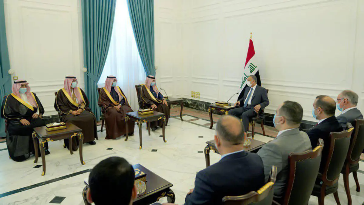 رئيس وزراء العراق يبحث مع وفد سعودي تعزيز التعاون الاقتصادي (صور)