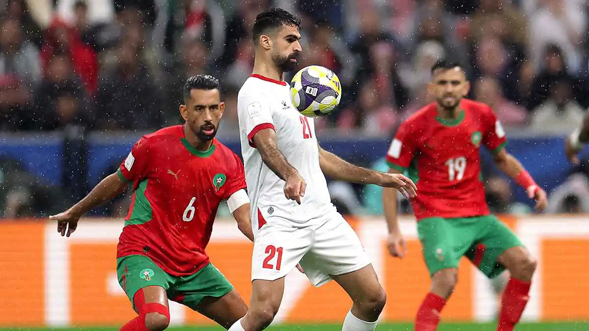ملخص وأهداف ونتيجة مباراة الأردن والمغرب في نهائي كأس العرب