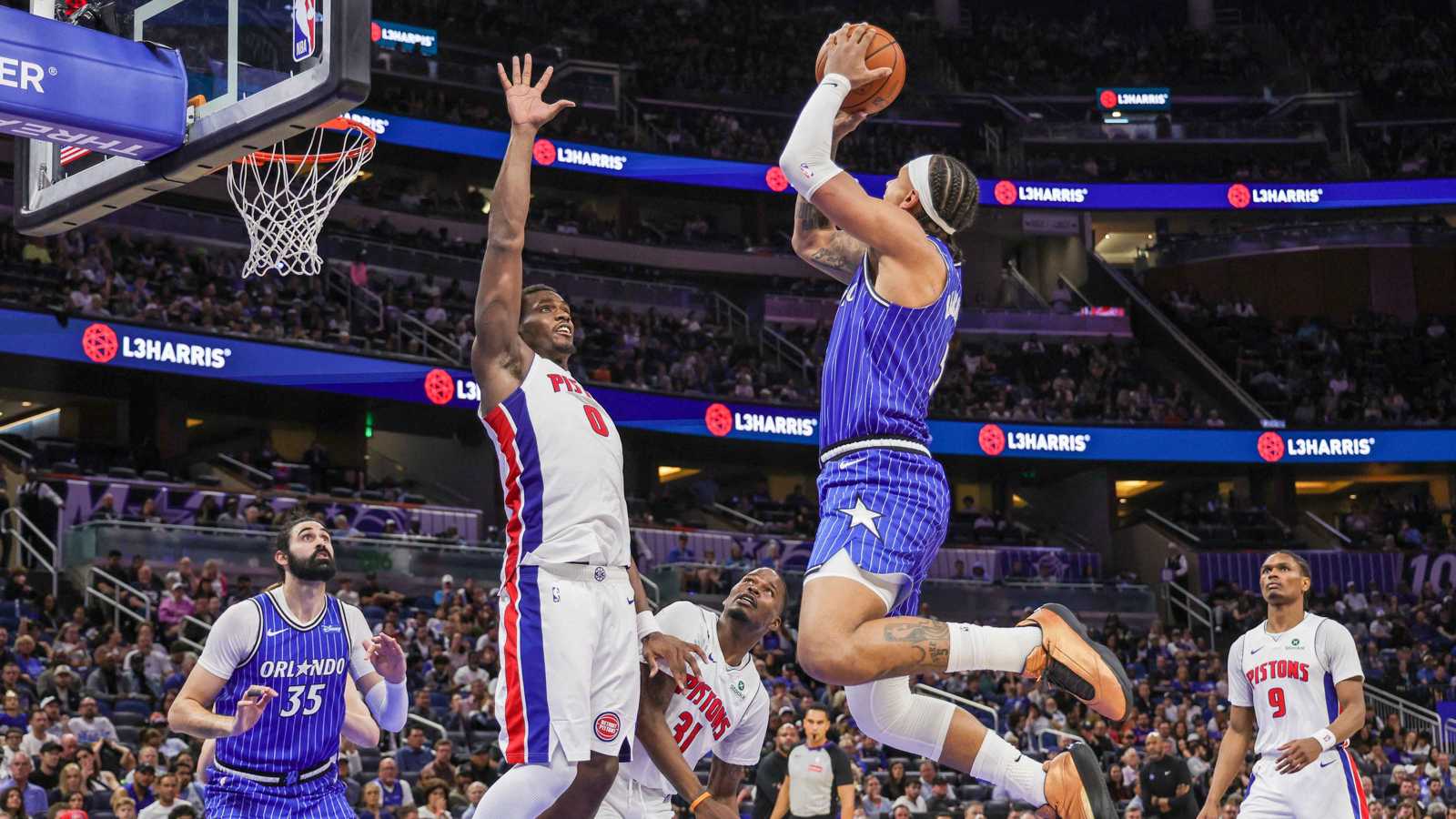 NBA.. أورلاندو ماجيك يواصل تقدمه نحو الأدوار الإقصائية بفوزه على بيستونز 