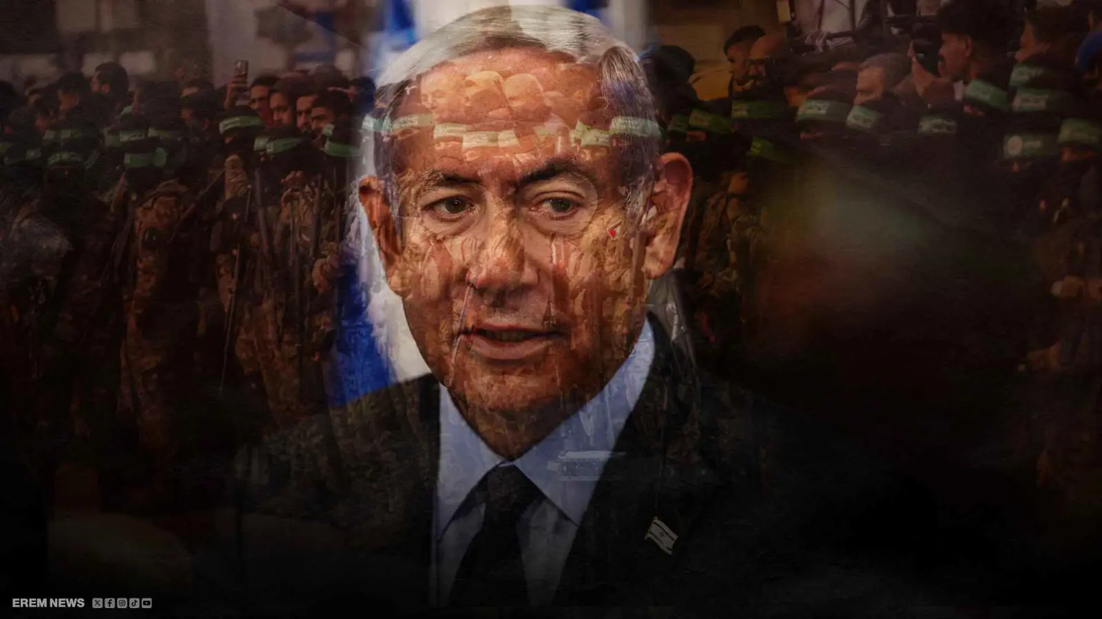 نتنياهو وعناصر من حماس