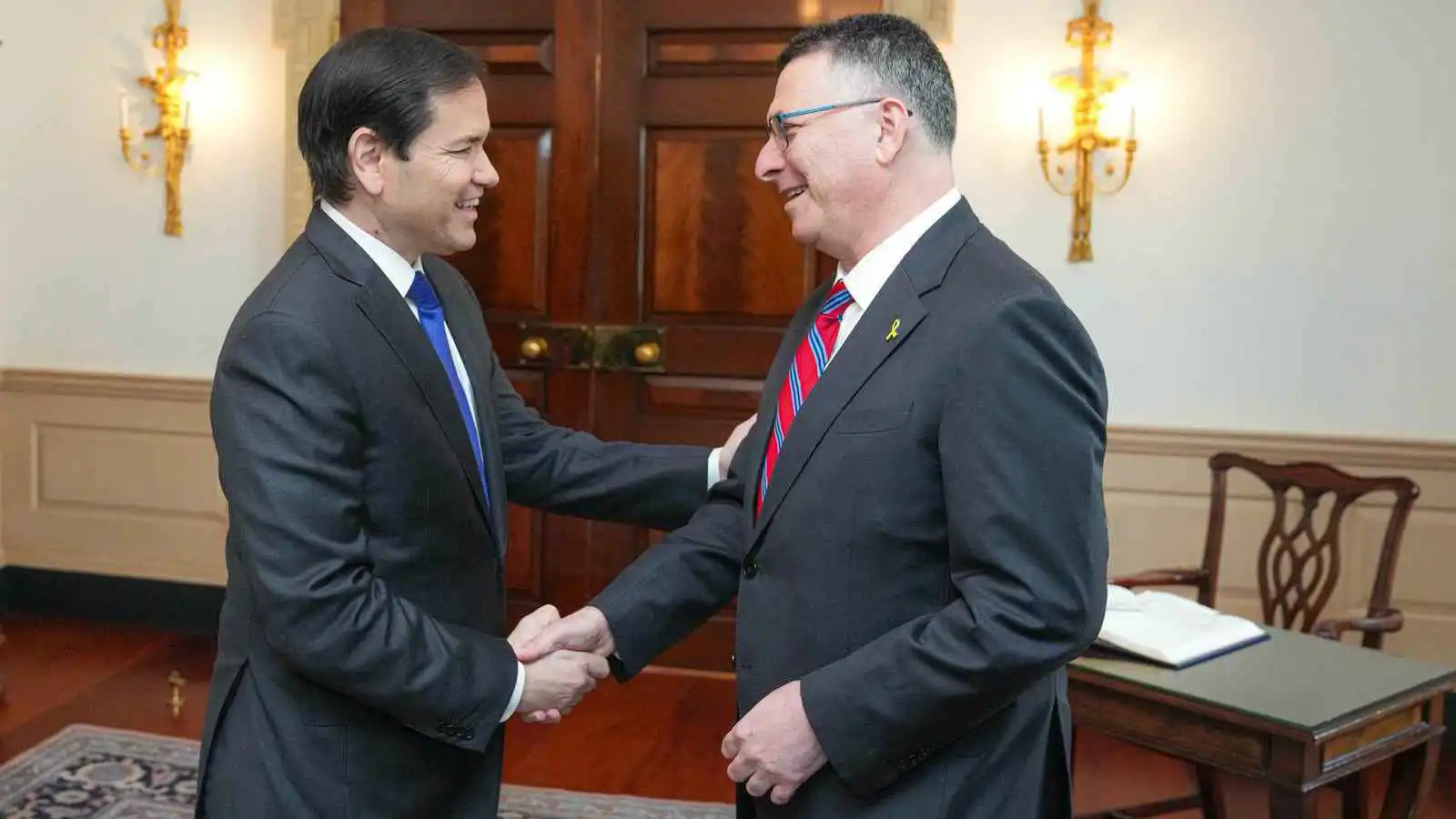 مواجهة "النفوذ الخبيث" لإيران وحرب غزة أبرز ملفات مباحثات روبيو وساعر