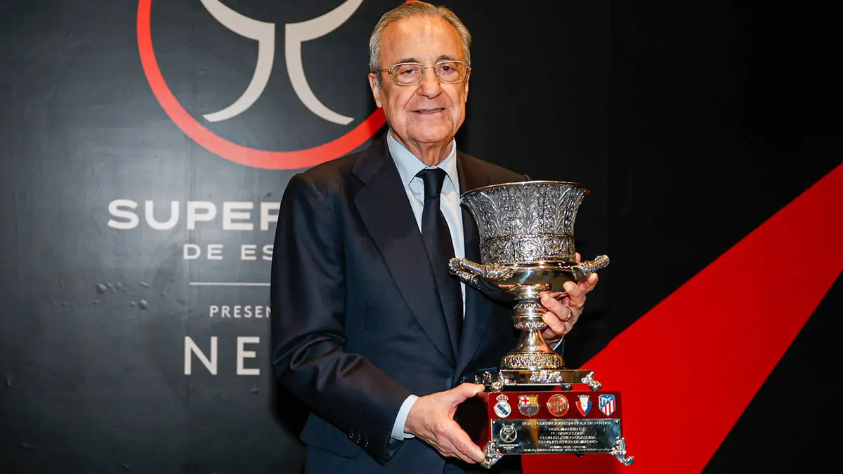 رد فلورنتينو بيريز وفينيسيوس على موعد انضمام مبابي لريال مدريد