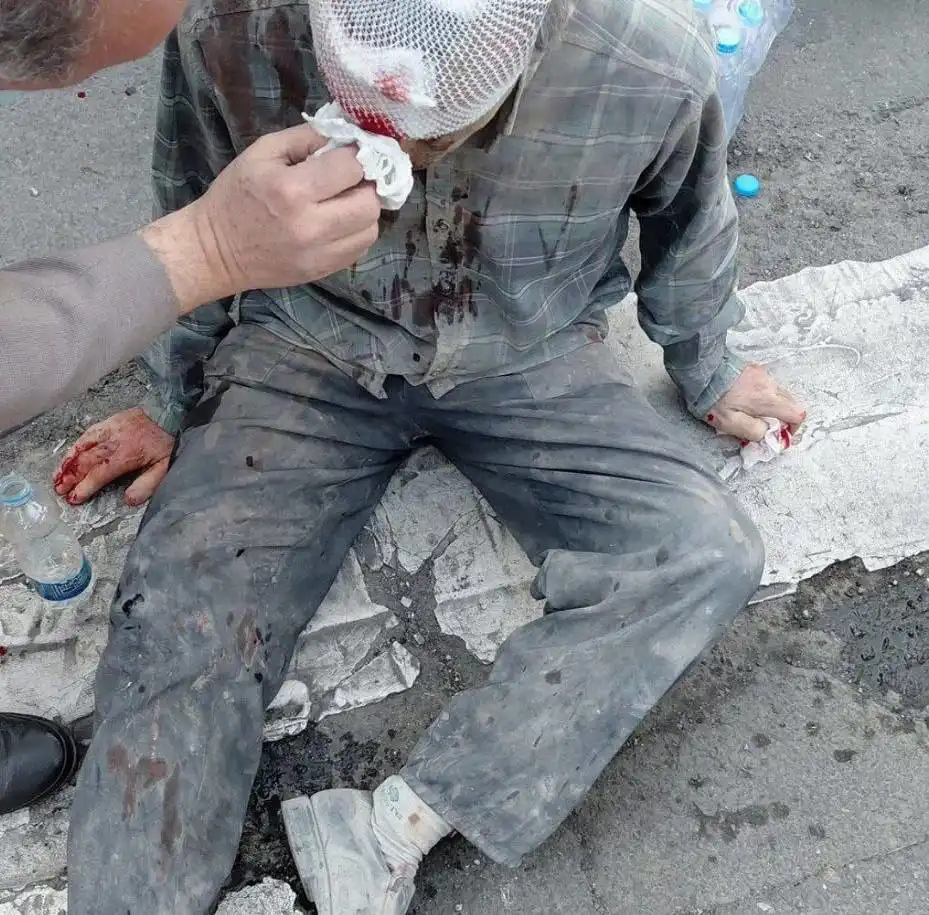 مصاب في غارة على طهران