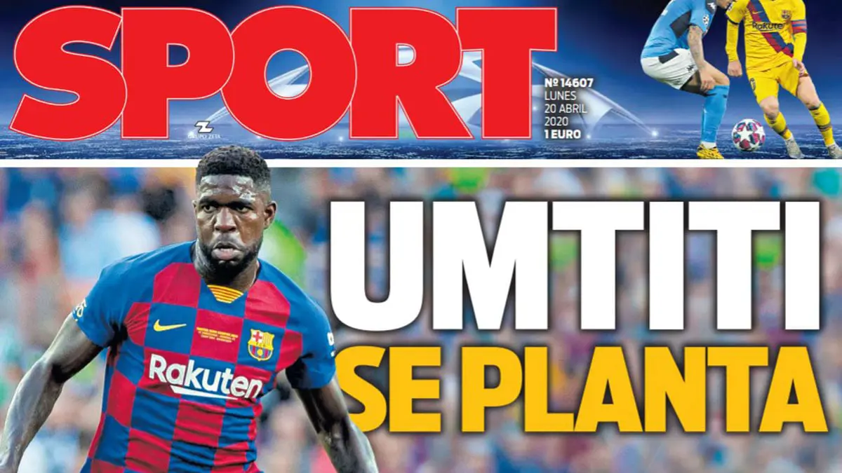 عناوين الصحف الرياضية: "شهر من الحجر للرياضة".. و"أومتيتي يقرر".. و"إيطاليا تستفيق" (صور)