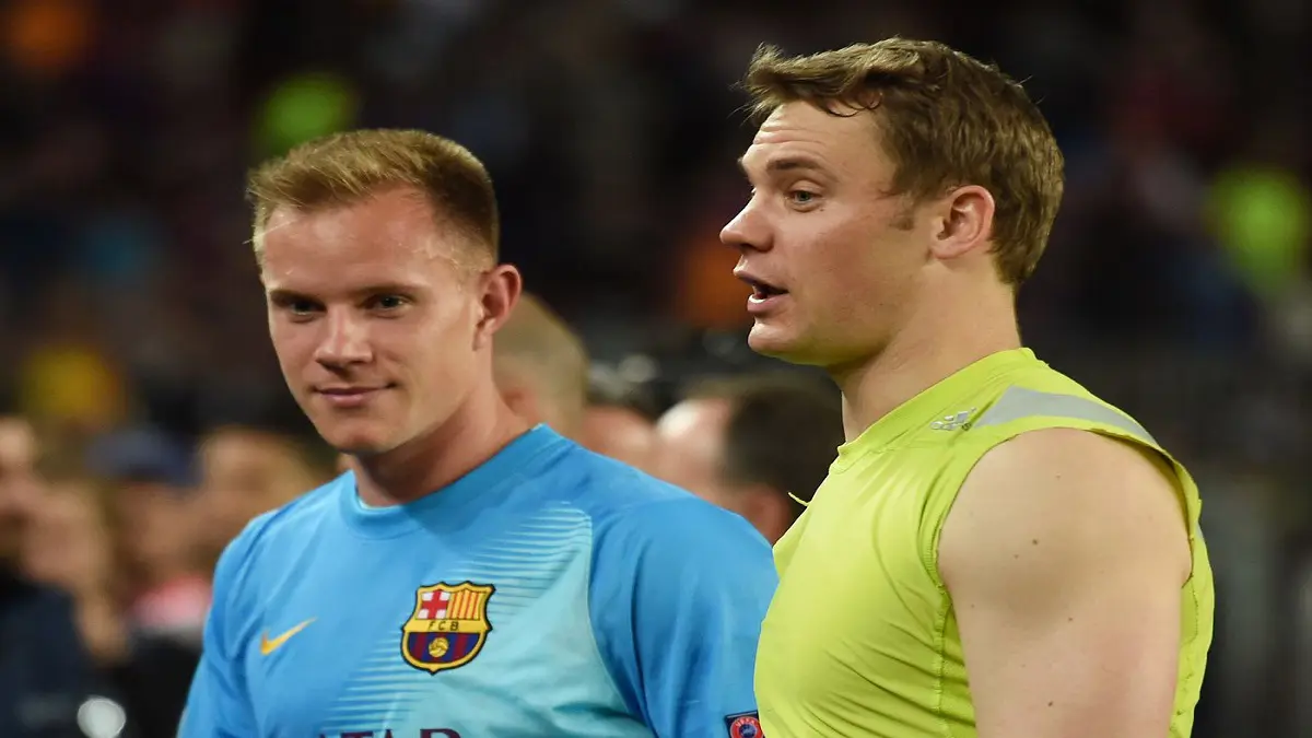 رئيس بايرن ميونخ ينتقد تير شتيغن بسبب مانويل نوير