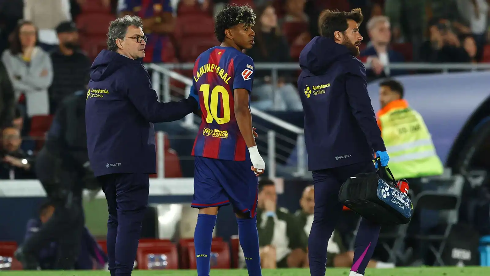 أول تشخيص لإصابة لامين يامال بعد سقوطه أمام سيلتا فيغو