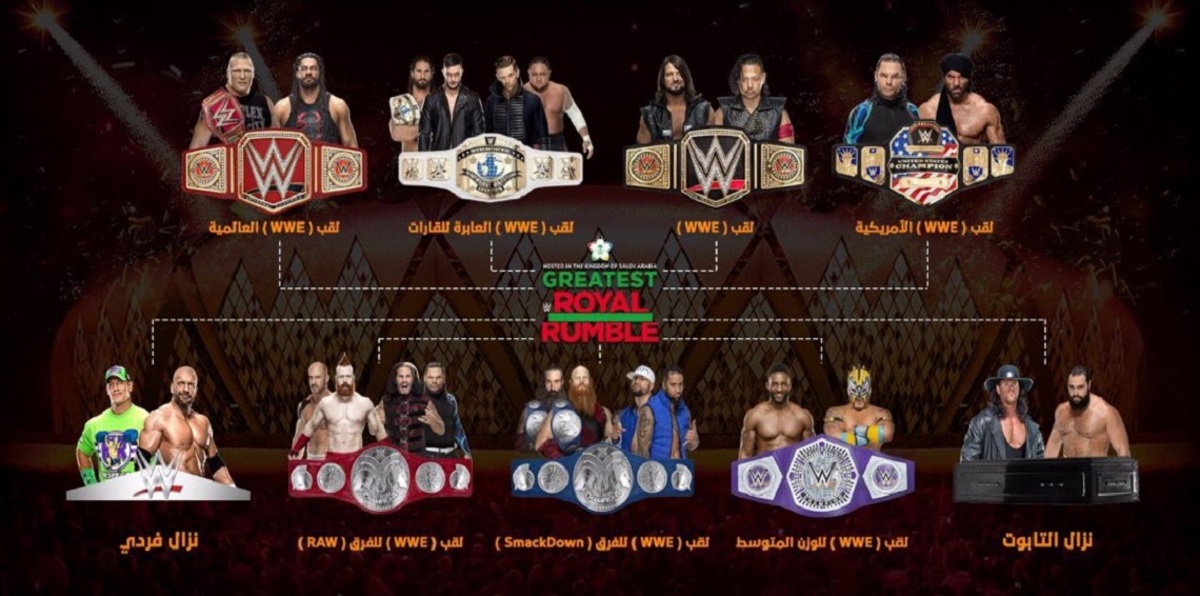 WWE: المصارعة في جدة.. سترومان يفوز بأعظم رويال رامبل وهذه النتائج كاملة‎