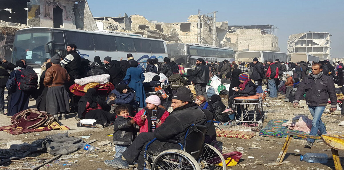 اتفاق على إجلاء بلدتي الفوعة وكفريا المواليتين للنظام شمال غرب سوريا