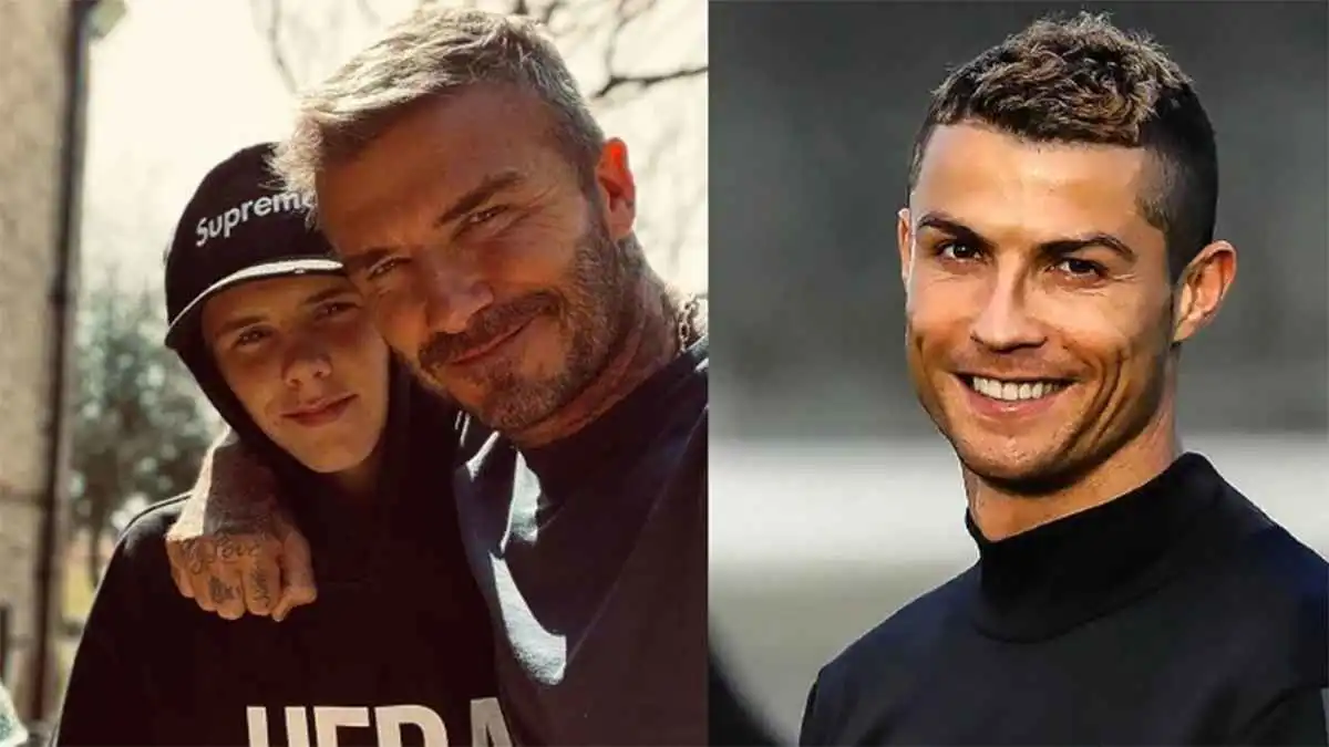 الأمر يتعلق بالاحترافية والروح.. رد ناري من نجل بيكهام على رونالدو