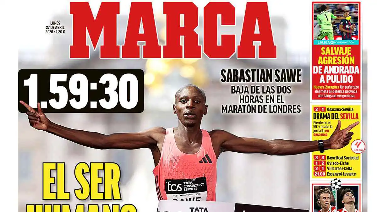 عناوين الصحف الرياضية: "إنسان خارق" في ماراثون لندن.. وأربيلوا لن يستمر (صور)