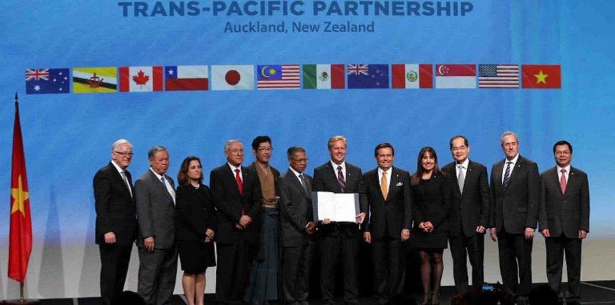 توقيع اتفاق الشراكة عبر المحيط الهادئ في غياب الولايات المتحدة