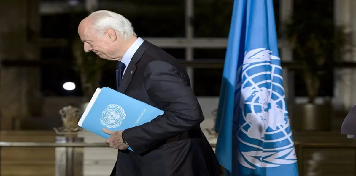 دي ميستورا يجتمع بمسؤولين أمريكيين لبحث الأزمة السورية