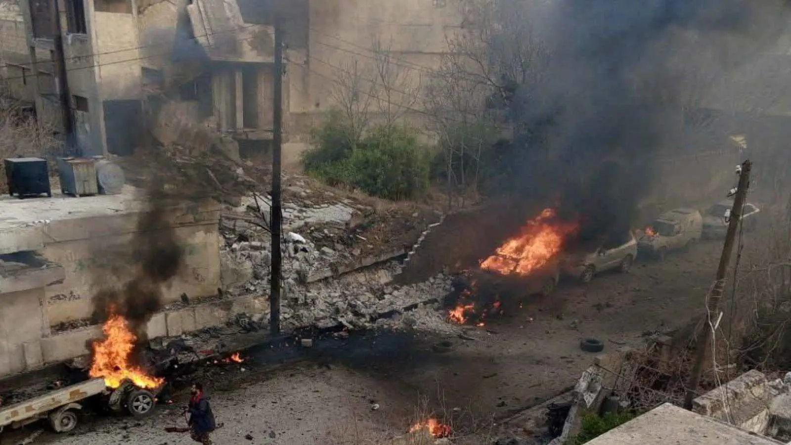 قتلى وجرحى بانفجار سيارة في منبج (فيديو)