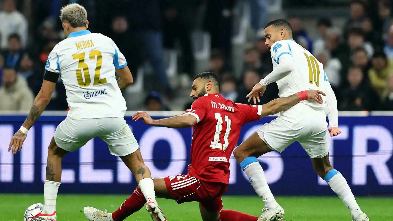 أكثر من فيرتز وغرافينبرغ.. كم كيلومترا جراها محمد صلاح أمام مارسيليا؟