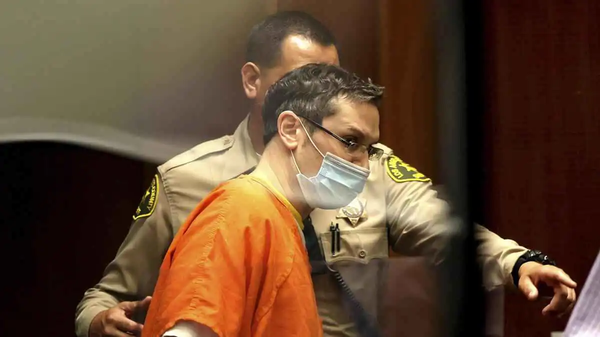 ديفيد برايان أثناء المحاكمة 