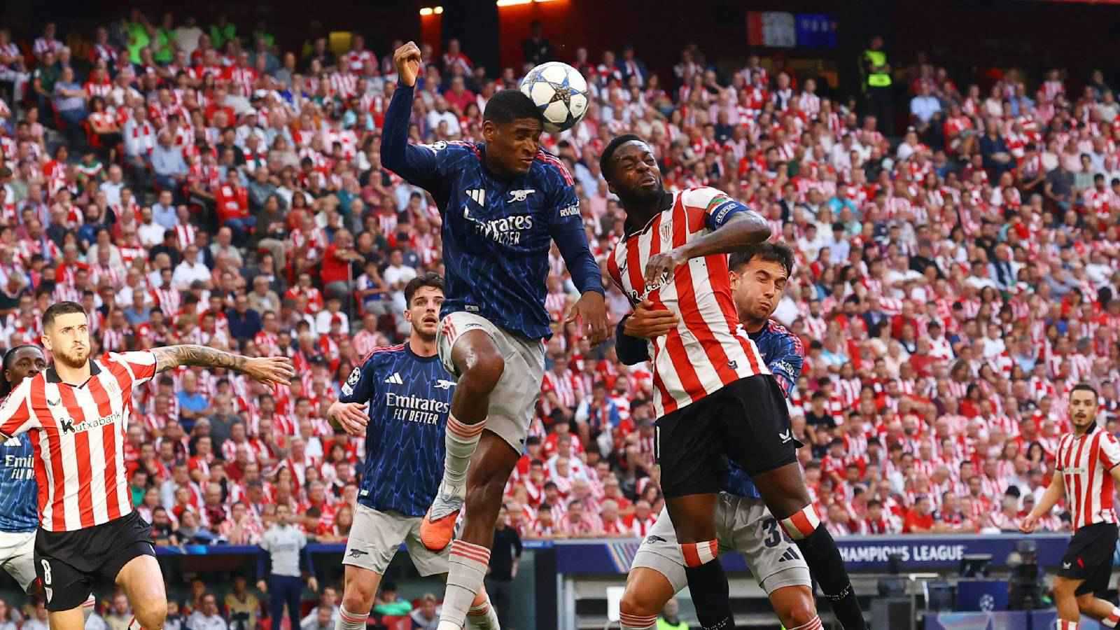 ملخص وأهداف ورجل مباراة أتلتيك بلباو وآرسنال في دوري أبطال أوروبا