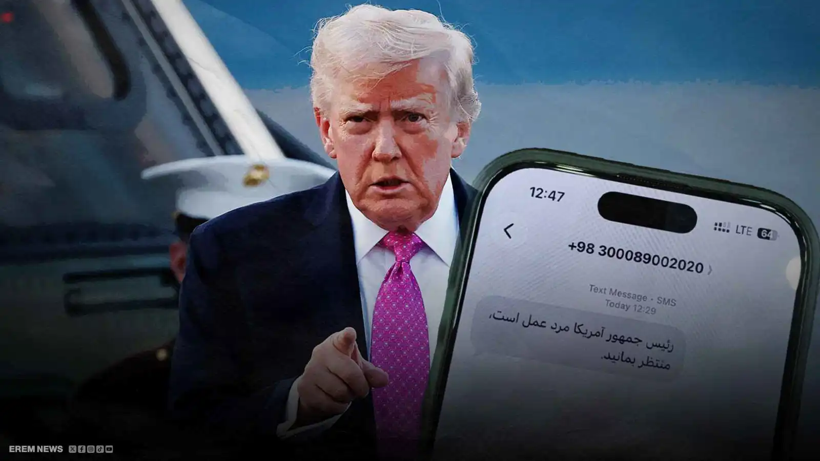 "ترامب رجل أفعال".. رسالة غامضة للإيرانيين تثير الجدل (فيديو إرم)