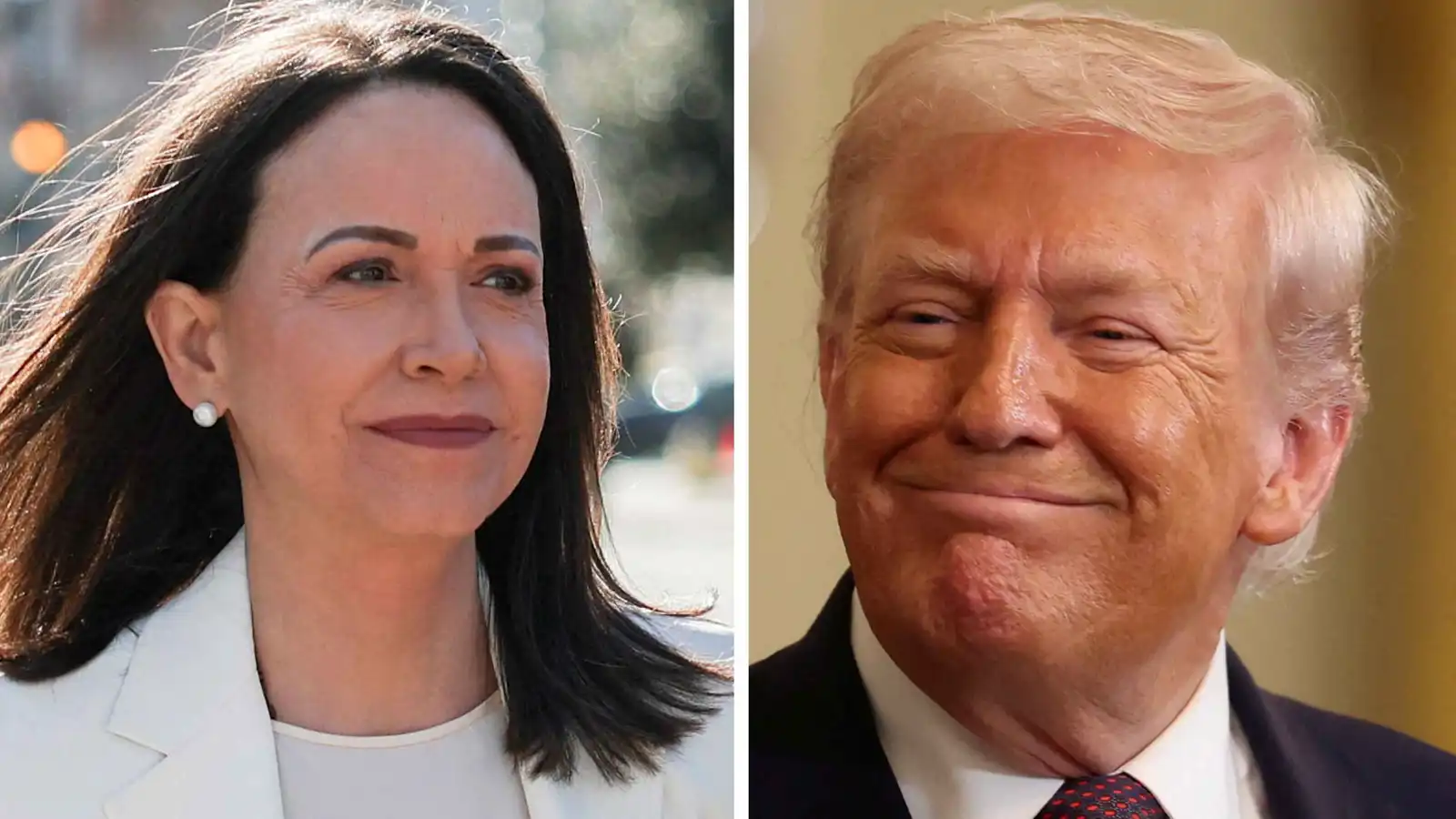 ماذا أهدت ماريا ماتشادو ترامب وكيف علق عليها؟