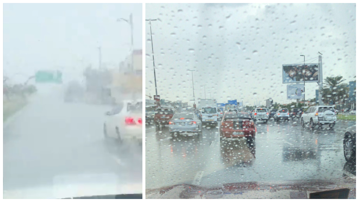 أمطار غزيرة وسيول في دبي 