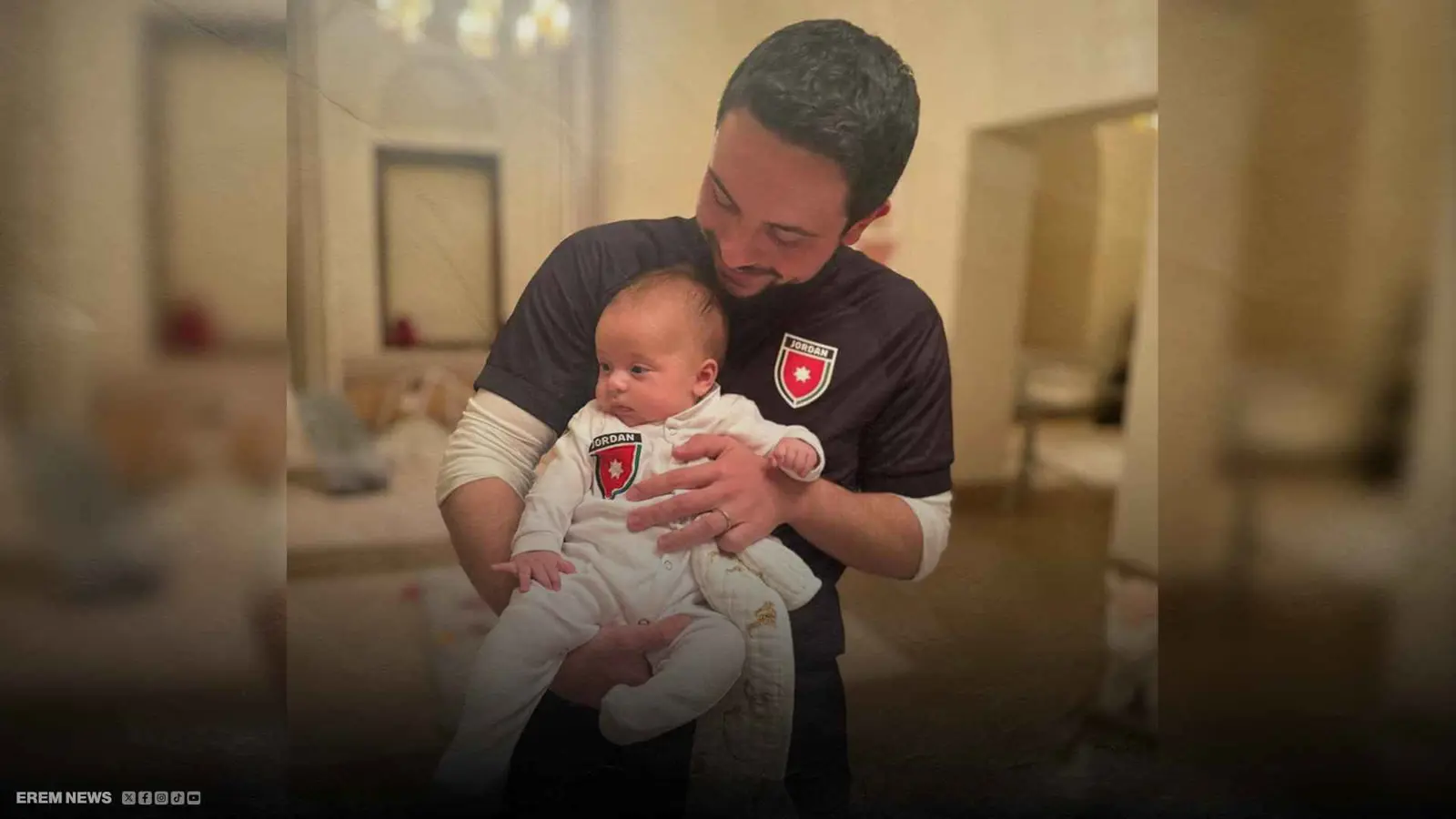 سببها طفلته.. حالة طبية نادرة تصيب ولي العهد الأردني