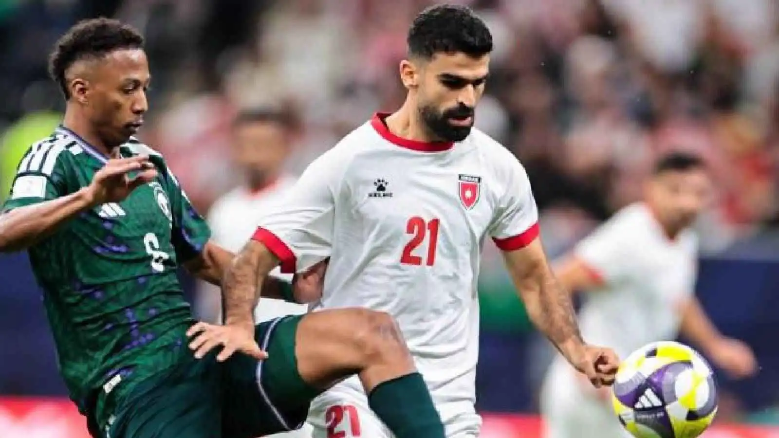 بعد أن هز شباك السعودية.. كم هدفا سجله نزار الرشدان مع منتخب الأردن؟