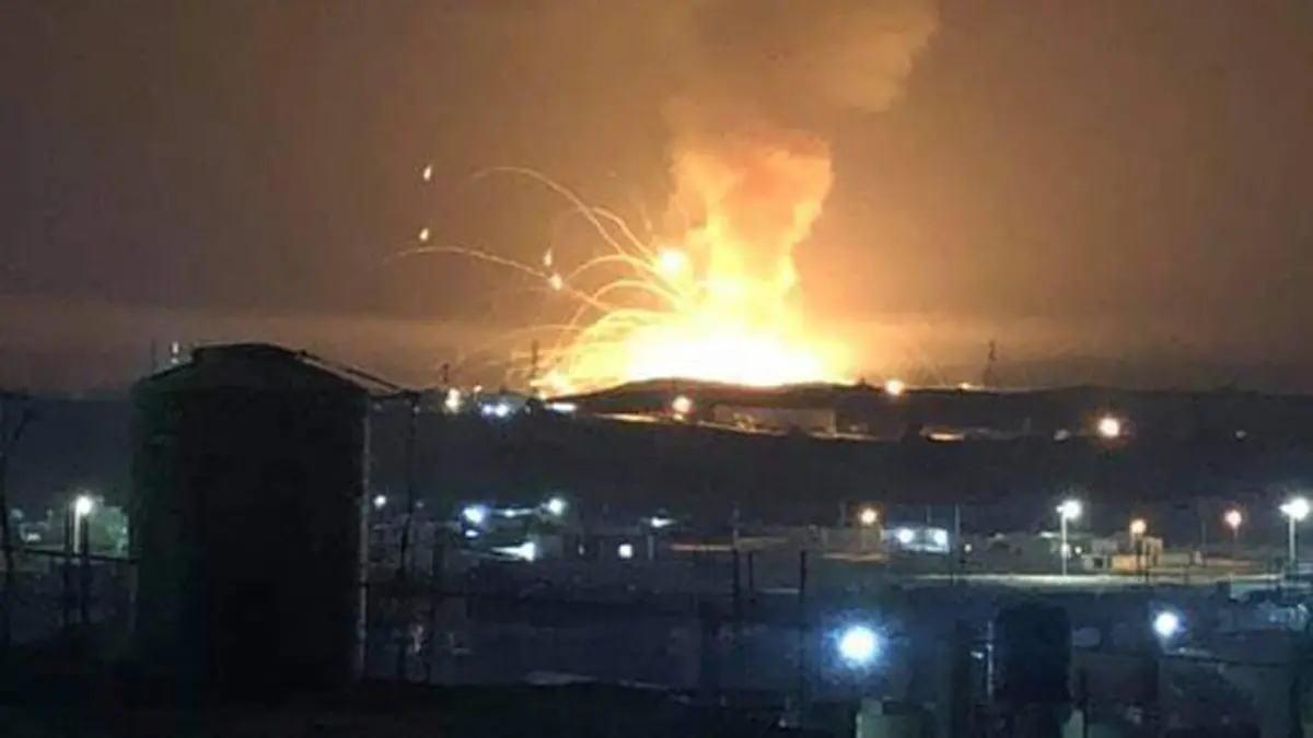 شاهد بالفيديو لحظة وقوع "انفجار الزرقاء" القوي في الأردن