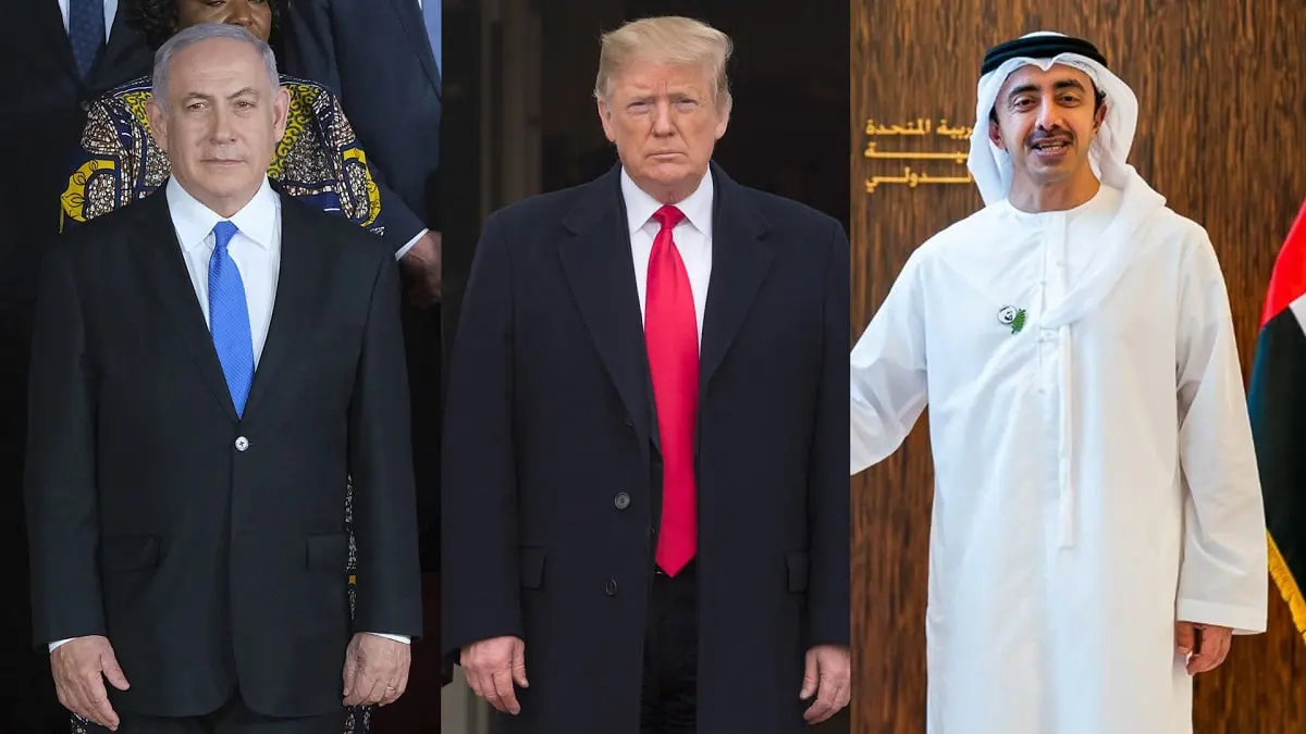 عبدالله بن زايد يصل إلى واشنطن لتوقيع معاهدة السلام مع إسرائيل