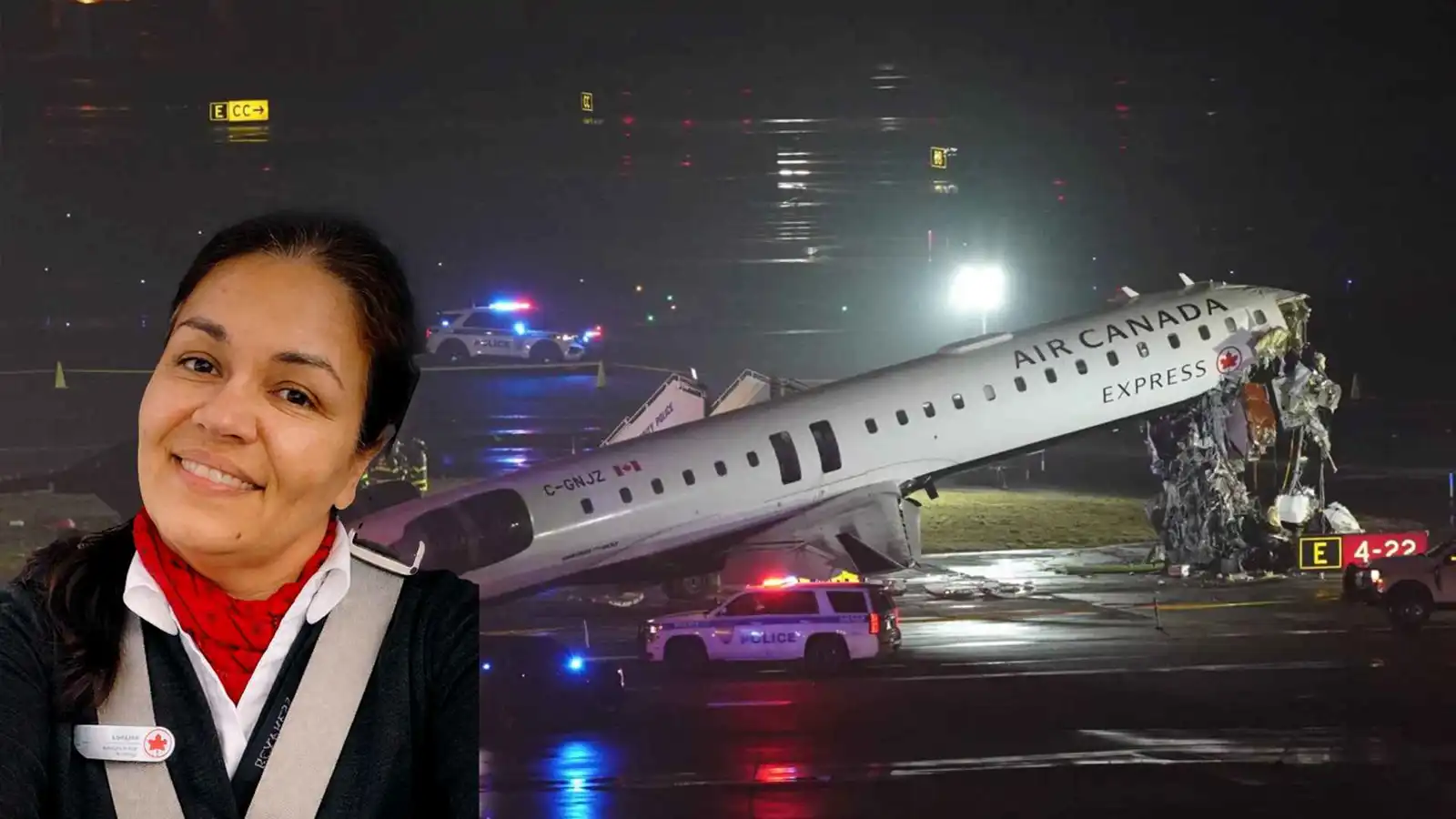 "معجزة لاغوارديا".. نجاة مضيفة طيران من الموت (فيديو إرم)