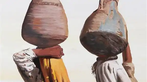 من أعمال الفنان عبد الغفار شديد