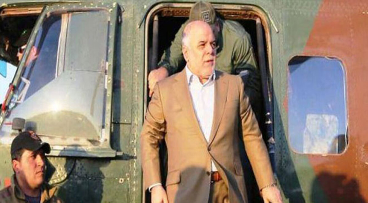 العبادي في تكريت والقوات العراقية تقتحم المدينة