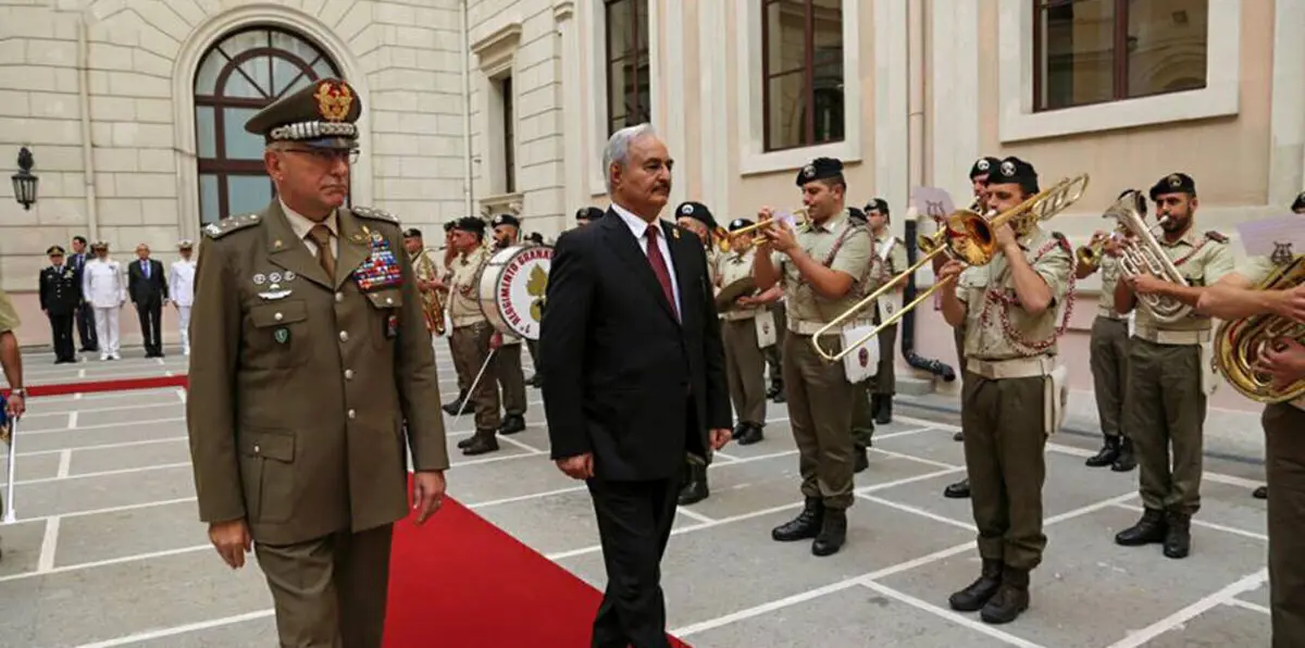 حفتر يبحث في إيطاليا انتخابات 2018 وملف المهاجرين